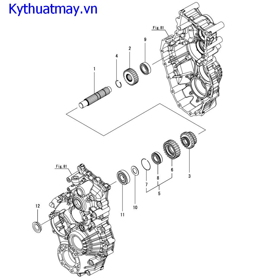 Trục truyền đổi tốc độ